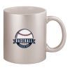 11oz Metallic Silver Mug Thumbnail