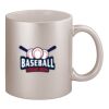 11oz Metallic Silver Mug Thumbnail