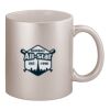 11oz Metallic Silver Mug Thumbnail