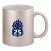 11oz Metallic Silver Mug Thumbnail