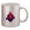 11oz Metallic Silver Mug Thumbnail