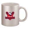 11oz Metallic Silver Mug Thumbnail