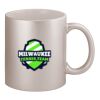 11oz Metallic Silver Mug Thumbnail