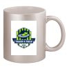 11oz Metallic Silver Mug Thumbnail