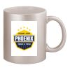 11oz Metallic Silver Mug Thumbnail
