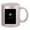 11oz Metallic Silver Mug Thumbnail