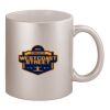 11oz Metallic Silver Mug Thumbnail