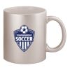11oz Metallic Silver Mug Thumbnail