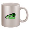 11oz Metallic Silver Mug Thumbnail