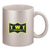11oz Metallic Silver Mug Thumbnail