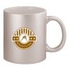 11oz Metallic Silver Mug Thumbnail