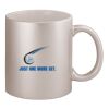 11oz Metallic Silver Mug Thumbnail