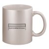 11oz Metallic Silver Mug Thumbnail