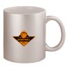 11oz Metallic Silver Mug Thumbnail