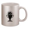 11oz Metallic Silver Mug Thumbnail