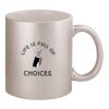 11oz Metallic Silver Mug Thumbnail