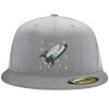 Flexfit 6210 Structured Flat Bill Fitted Hat Thumbnail