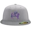 Flexfit 6210 Structured Flat Bill Fitted Hat Thumbnail