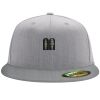 Flexfit 6210 Structured Flat Bill Fitted Hat Thumbnail