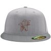 Flexfit 6210 Structured Flat Bill Fitted Hat Thumbnail