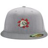 Flexfit 6210 Structured Flat Bill Fitted Hat Thumbnail