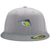Flexfit 6210 Structured Flat Bill Fitted Hat Thumbnail