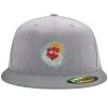 Flexfit 6210 Structured Flat Bill Fitted Hat Thumbnail