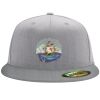 Flexfit 6210 Structured Flat Bill Fitted Hat Thumbnail