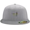 Flexfit 6210 Structured Flat Bill Fitted Hat Thumbnail