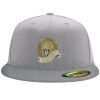 Flexfit 6210 Structured Flat Bill Fitted Hat Thumbnail