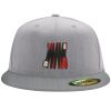 Flexfit 6210 Structured Flat Bill Fitted Hat Thumbnail