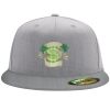 Flexfit 6210 Structured Flat Bill Fitted Hat Thumbnail