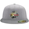 Flexfit 6210 Structured Flat Bill Fitted Hat Thumbnail