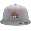 Flexfit 6210 Structured Flat Bill Fitted Hat Thumbnail