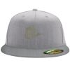 Flexfit 6210 Structured Flat Bill Fitted Hat Thumbnail