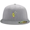 Flexfit 6210 Structured Flat Bill Fitted Hat Thumbnail