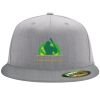 Flexfit 6210 Structured Flat Bill Fitted Hat Thumbnail