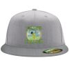 Flexfit 6210 Structured Flat Bill Fitted Hat Thumbnail