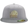Flexfit 6210 Structured Flat Bill Fitted Hat Thumbnail