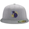 Flexfit 6210 Structured Flat Bill Fitted Hat Thumbnail