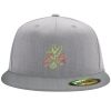 Flexfit 6210 Structured Flat Bill Fitted Hat Thumbnail