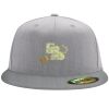 Flexfit 6210 Structured Flat Bill Fitted Hat Thumbnail
