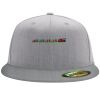 Flexfit 6210 Structured Flat Bill Fitted Hat Thumbnail