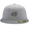 Flexfit 6210 Structured Flat Bill Fitted Hat Thumbnail
