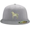 Flexfit 6210 Structured Flat Bill Fitted Hat Thumbnail