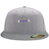 Flexfit 6210 Structured Flat Bill Fitted Hat Thumbnail
