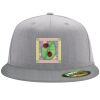 Flexfit 6210 Structured Flat Bill Fitted Hat Thumbnail