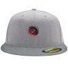 Flexfit 6210 Structured Flat Bill Fitted Hat Thumbnail
