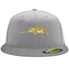 Flexfit 6210 Structured Flat Bill Fitted Hat Thumbnail