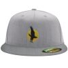 Flexfit 6210 Structured Flat Bill Fitted Hat Thumbnail